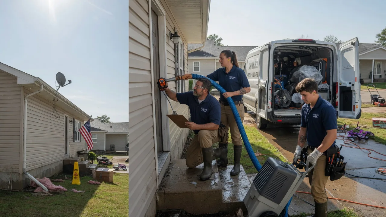 Ceiling Water Damage Restoration in New Berlin, IL near me